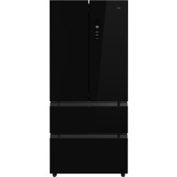 Combina frigorifica Teka RFD 77825 GBK EU NoFrost, 4 usi, 516 litri, IonClean, Clasa E, cristal black