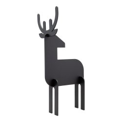 Table de scris Tabla de scris Securit Silhouette 3D Deer 31x14,7x11,3cm, include marker creta, negru