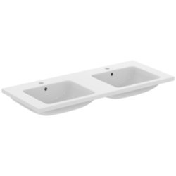 Obiecte sanitare Lavoar dublu Ideal Standard i.Life B 121x51.5cm, montare pe mobilier, alb