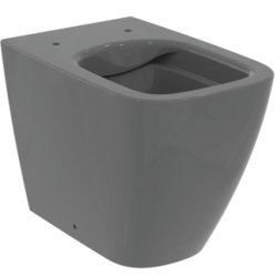 Vase WC Vas wc Ideal Standard i.life B Square Rimless+, back-to-wall, negru