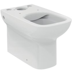 Obiecte sanitare Vas wc Ideal Standard i.life A Square Rimless+ Compact, back-to-wall, alb