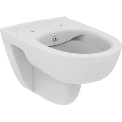 Vase WC Vas WC suspendat Ideal Standard i.life A Rimless+ Round cu functie bideu