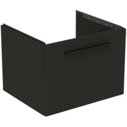 Dulapuri si blaturi pentru lavoare baie Dulap baza Ideal Standard i.Life B cu 1 sertar, 60x50.5x44cm, gri carbon mat