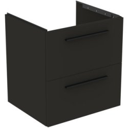 Dulap baza Ideal Standard i.Life B cu 2 sertare, 60x50.5x63cm, gri carbon mat