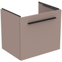 Dulapuri si blaturi pentru lavoare baie Dulap baza suspendat Ideal Standard i.life S cu un sertar, 50cm, greje mat