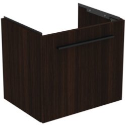 Dulapuri si blaturi pentru lavoare baie Dulap baza suspendat Ideal Standard i.life S cu un sertar, 50cm, stejar cafeniu