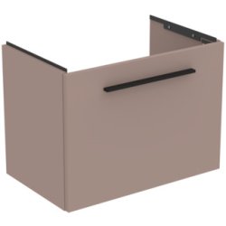 Dulapuri si blaturi pentru lavoare baie Dulap baza suspendat Ideal Standard i.life S cu un sertar, 60cm, greje mat