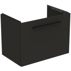 Dulapuri si blaturi pentru lavoare baie Dulap baza suspendat Ideal Standard i.life S cu un sertar, 60cm, gri carbon mat