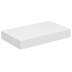 Dulapuri si blaturi pentru lavoare baie Blat pentru lavoar Ideal Standard Adapto 85x50.5x12cm, alb lucios EXPUS