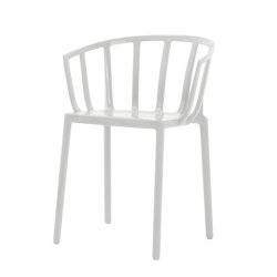 Mobilier Terasa & Gradina Set 2 scaune Kartell Venice design Philippe Starck alb