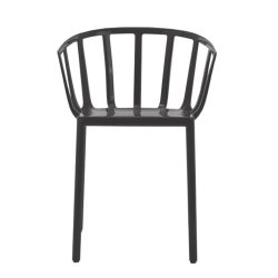 Mobilier Terasa & Gradina Set 2 scaune Kartell Venice design Philippe Starck negru