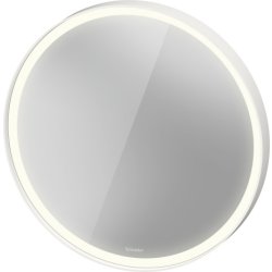 Oglinzi baie & Oglinzi cosmetice Oglinda Duravit Vitrium d 70cm, iluminare LED cu senzor, IP44, alb mat