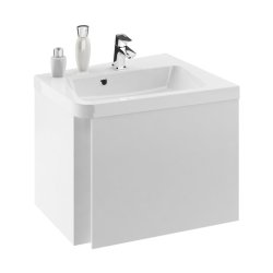 Mobilier de baie Dulap baza pentru lavoar de colt Ravak Concept 10° cu un sertar, 65x53.5x45cm, dreapta, alb