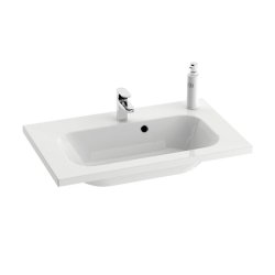 Obiecte sanitare Lavoar Ravak Concept Chrome 60x49cm, montare pe mobilier, alb