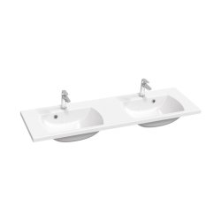 Obiecte sanitare Lavoar dublu Ravak Concept Classic II 1300, 130x49cm, alb