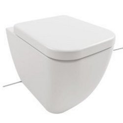 Vase WC Vas WC Hatria Bianca PureRim back-to-wall pentru rezervor ingropat