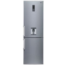 Combina frigorifica LG GBF539PVQWB 349 litri, Total No Frost, Clasa A+, dozator apa, Platinum SIlver