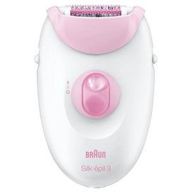 Epilator Braun Silk-épil SE3370 20 pensete alb/roz + Bikini trimmer