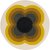 Covor Orla Kiely Sunflower, diametru 150cm, 60006 galben