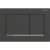 Clapeta actionare Geberit Omega30 negru mat - detalii crom lucios