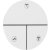 Divertor Hansgrohe ShowerSelect Comfort S cu 3 functii cu montaj incastrat, necesita corp ingropat, alb mat