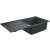 Chiuveta bucatarie Grohe K400 60 -C, 1000x500mm, compozit, granite black