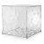 Etajera modulara Kartell Optic design Patrick Jouin, 40x40x41cm, transparent