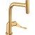 Baterie bucatarie Hansgrohe Axor Citterio Select, dus extractibil, gold optic lustruit