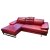 Canapea de colt Softaly Adamo B878 orientare stanga, tapiterie piele Denver rosu 10BR