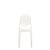Set 2 scaune Kartell Victoria Ghost design Philippe Starck, alb lucios