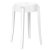 Set 2 scaune Kartell Charles Ghost design Philippe Starck, h45cm, alb lucios