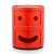 Comoda modulara Kartell Componibili 2 Smile Happy, design Anna Castelli Ferrieri, rosu