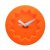 Ceas Kartell Crystal Palace design Alessandro Mendini, 19cm, portocaliu