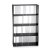 Comoda Kartell Sundial design Nendo, 100x165x37cm, negru-transparent