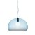 Suspensie Kartell FL/Y design Ferruccio Laviani, E27 max 15W LED, h33cm, bleu transparent