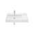 Lavoar Roca Inspira Square 800x490mm, montare pe mobilier, alb