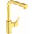 Baterie bucatarie Ideal Standard Gusto, 295mm, pipa extractibila L rotativa, brushed gold