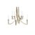 Candelabru Kartell Khan design Philippe Starck, d 77cm, 8x max 5W E14, sampanie