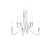 Candelabru Kartell Khan design Philippe Starck, d 77cm, 8x max 5W E14, transparent
