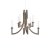 Candelabru Kartell Khan design Philippe Starck, d 77cm, 8x max 5W E14, bronz mat