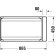 Consola metalica suspendata pentru lavoar Duravit DuraSquare 865x451mm, cu port-prosop reversibil, fara raft, crom