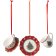 Set 3 decoratiuni brad Villeroy & Boch Toy's Delight Decoration Tableware rosu
