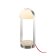 Veioza SLV Brenda, LED 11W, h40cm, incarcare wireless, USB, argintiu-alb
