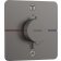 Sistem de dus incastrat termostatat Hansgrohe ShowerSelect Comfort Q cu 2 consumatori, negru periat
