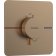 Baterie dus termostatata Hansgrohe ShowerSelect Comfort Q cu montaj incastrat, necesita corp ingropat, bronz periat