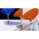 Scaun rotativ Kartell Ero/S/ design Philippe Stark, alb lucios
