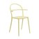 Set 2 scaune Kartell Generic C design Philippe Stark, galben mat