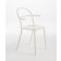 Set 2 scaune Kartell Generic C design Philippe Stark, alb mat