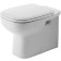 Set vas WC Duravit D-Code back-to-wall pentru rezervor ingropat si capac inchidere lenta