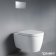 Vas WC suspendat Duravit Me by Starck Rimless Hygiene Glaze, alb Sattin mat
